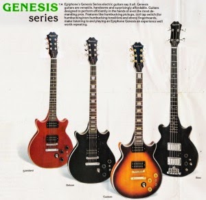 The Unique Guitar Blog: The Epiphone Genesis Guitars and Bass